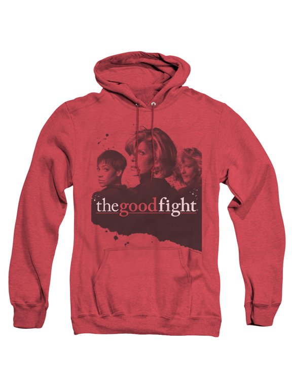 The Good Fight Diane Lucca Maia Adult Heather Hoodie Sweatshirt Red