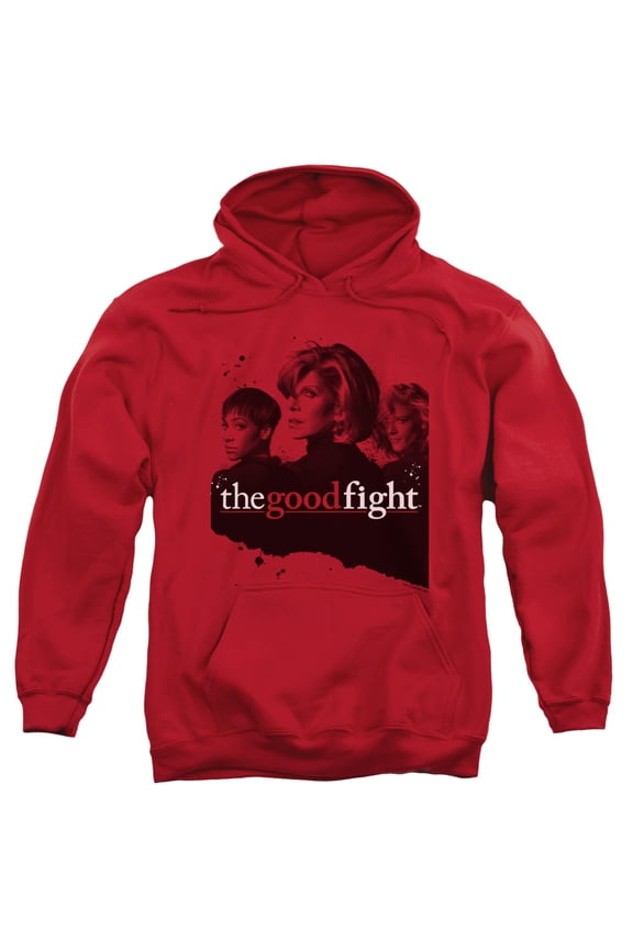 The Good Fight Diane Lucca Maia Adult Pullover Hoodie Sweatshirt Red