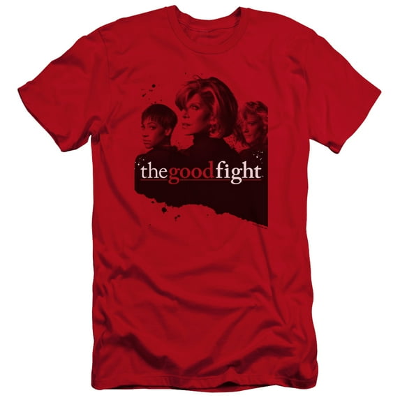 The Good Fight Diane Lucca Maia Hbo Adult 30/1 T-Shirt Red