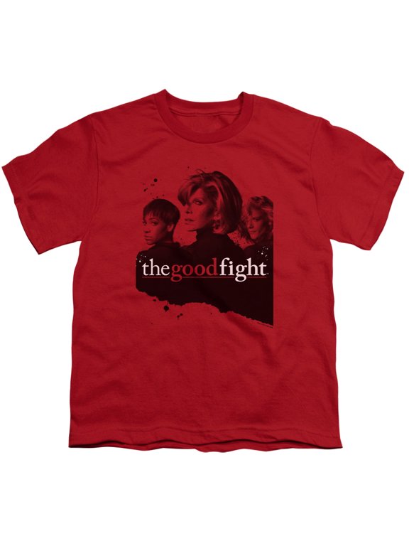 The Good Fight Diane Lucca Maia Youth 18/1 T-Shirt Red
