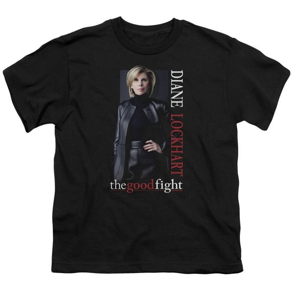 The Good Fight Diane Youth 18/1 T-Shirt Black