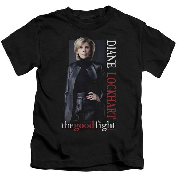 The Good Fight Diane Youth 18/1 T-Shirt Black