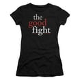 thumbnail image 1 of The Good Fight Logo Junior Women's Sheer T-Shirt Black, 1 of 1