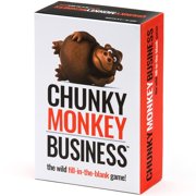 The Good Game Company Chunky Monkey Business - The Wild Fill-In-The Blank Party Game, Hilarious Riddles & Phrases, Word Play, Family 10+, 3+ Players
