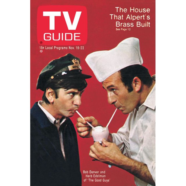 The Good Guys, From Left Bob Denver, Herb Edelman, Tv Guide Cover