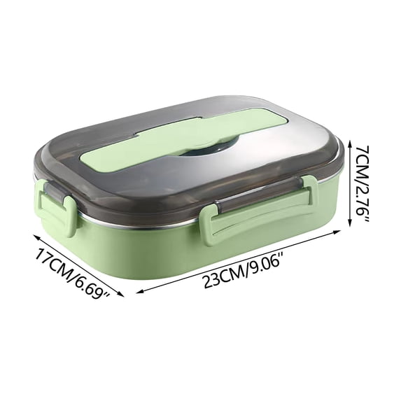 The Good Kind Lunch Box 304 Stainless Steel Compartment Lunch Box Thickened Insulation Heating Fast Food Box for Students Work Travellers