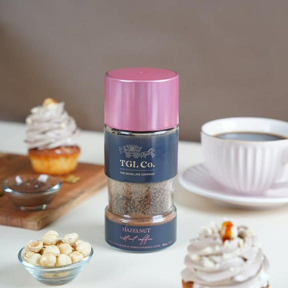 The Good Life Company Hazelnut Flavoured Instant Coffee (100 Gm)