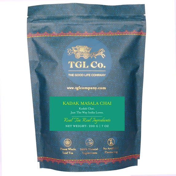 The Good Life Company Kadak Masala Chai Tea Loose Leaf Tea (200 Gm)