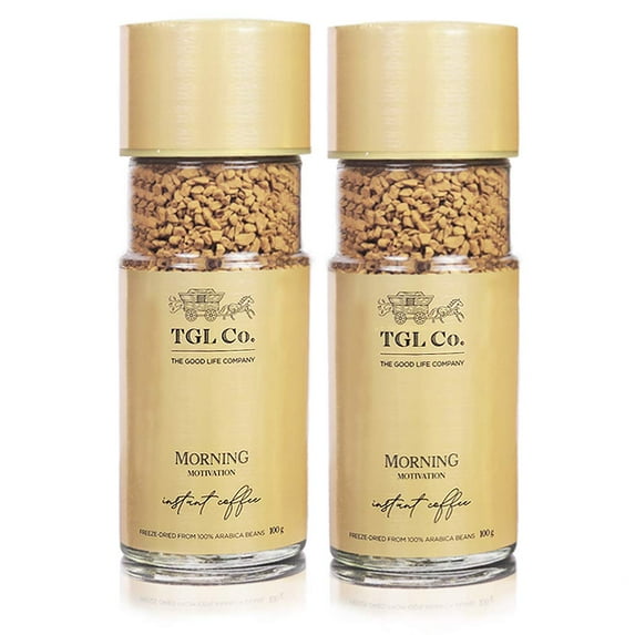 The Good Life Company Morning Motivation Instant Coffee Powder (100 Gm) Pack of 2