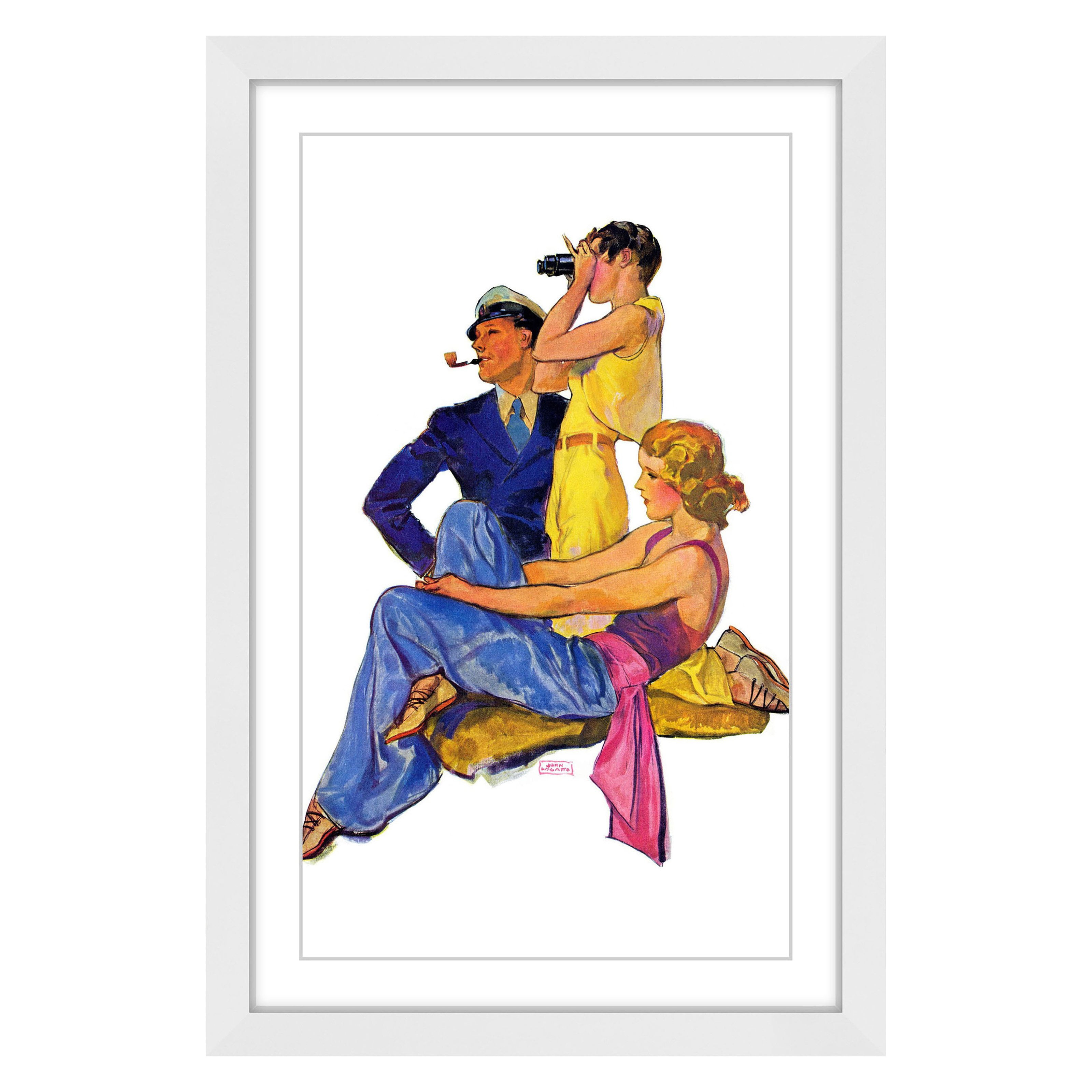 "The Good Life" Framed Painting Print