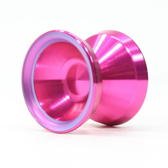 The Good Life Pharaoh Yo-Yo - Monometal with Acrylic Ring - Filip David Signature YoYo (Hot Pink with Purple Ring- Filip Edition)