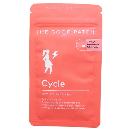 The Good Patch Cycle Fast-Acting Pain Relief Topical Period Patch - 04 Patches