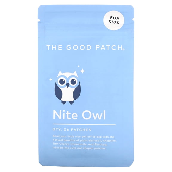 The Good Patch - Nite Owl Patches for Kids - 6 Patch(es)