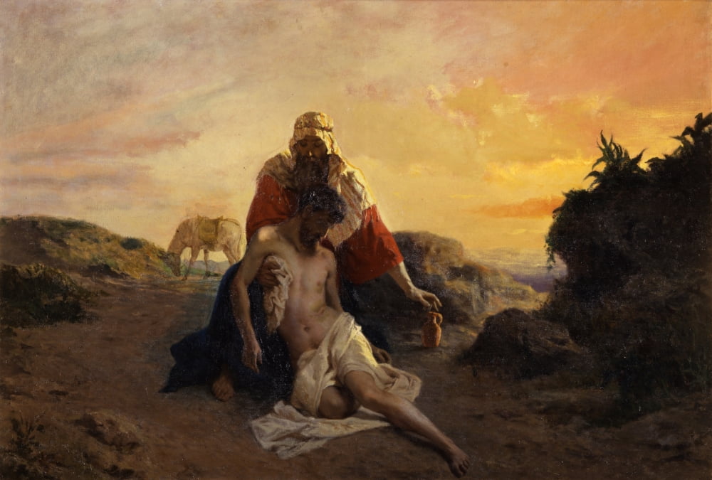 The Good Samaritan Canvas Art - (36 x 24)