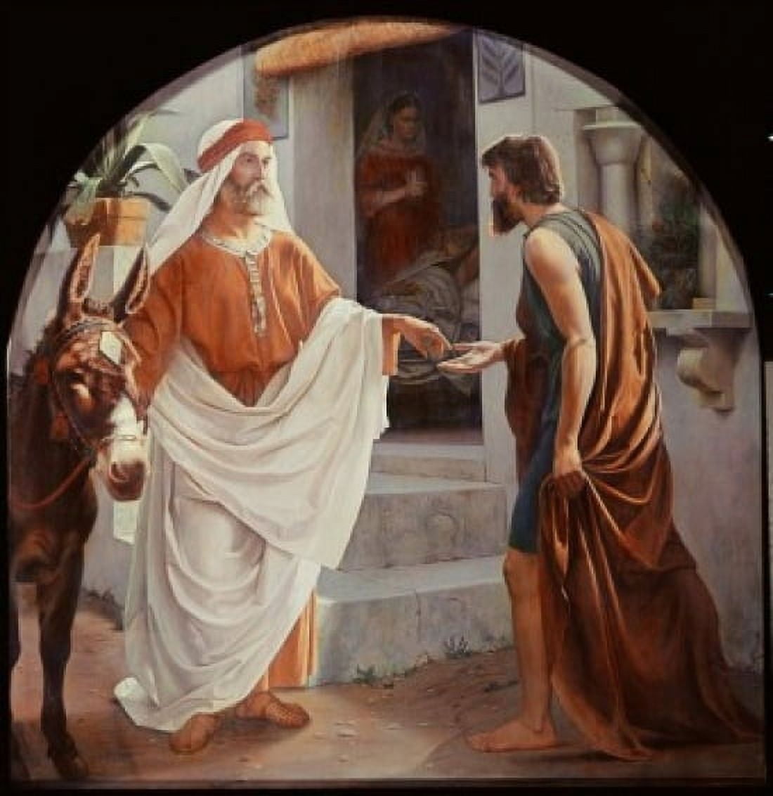 The Good Samaritan Christen Dalsgaard (1824-1907 Danish) Canvas Art - Christen Dalsgaard (24 x 36)
