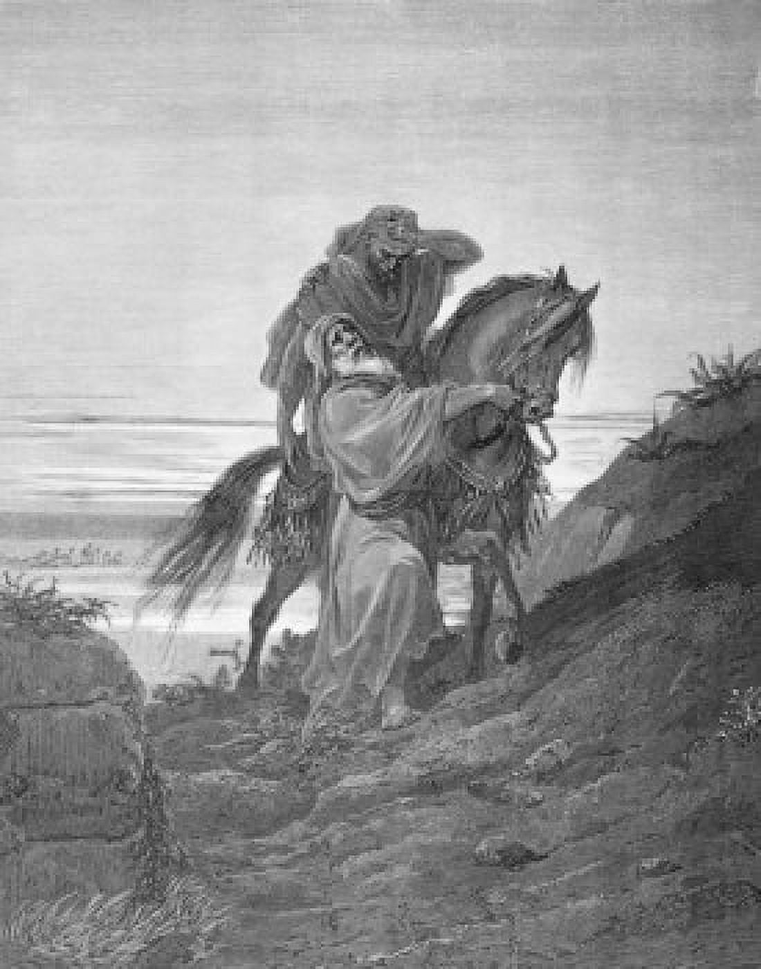 The Good Samaritan by Gustave Dore 1832-1883 Canvas Art - Gustave Dore (24 x 36)