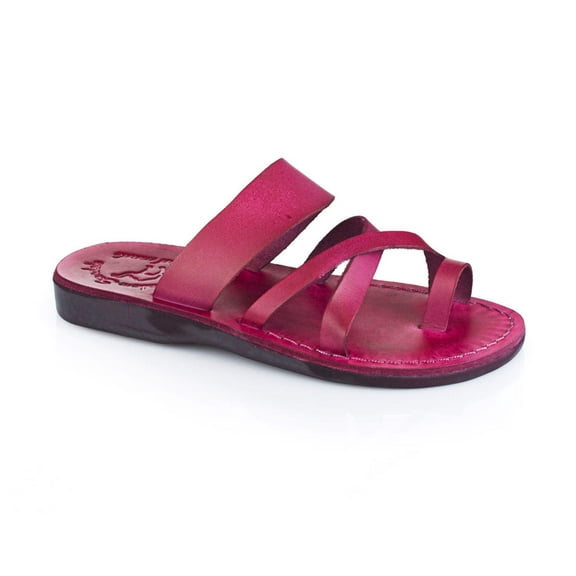 The Good Shepherd - Leather Toe Loop Sandal | Violet