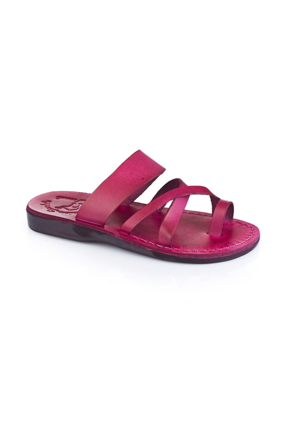The Good Shepherd - Leather Toe Loop Sandal | Violet
