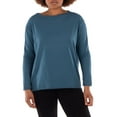 thumbnail image 1 of The Good Tee The Effortless V-Neck Long Sleeve Tee, Size Small, 1 of 1