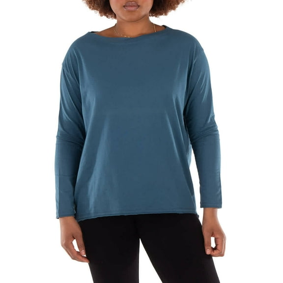 The Good Tee The Effortless V-Neck Long Sleeve Tee, Size XX-Large