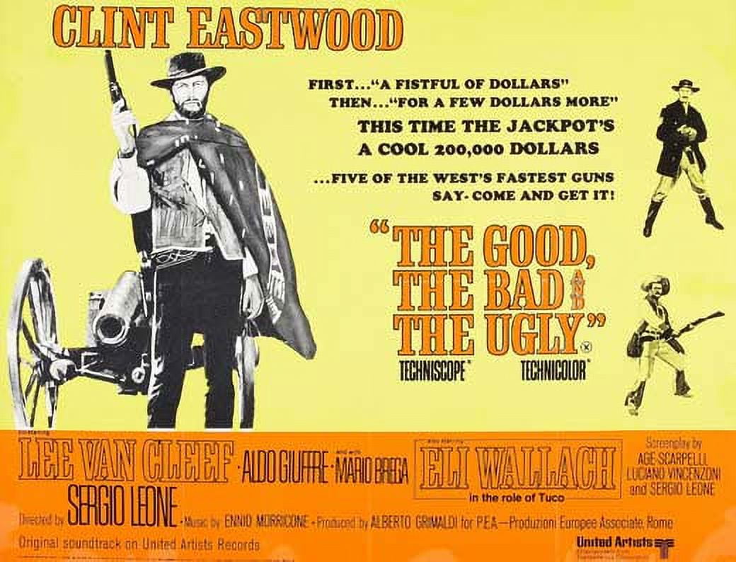 The Good, The Bad and The Ugly - movie POSTER (UK Style A) (11" x 17