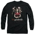 thumbnail image 1 of The Good Wife Bad Press Long Sleeve Adult 18/1 T-Shirt Black, 1 of 1