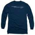 thumbnail image 1 of The Good Wife Law Offices Long Sleeve Adult 18/1 T-Shirt Navy, 1 of 1