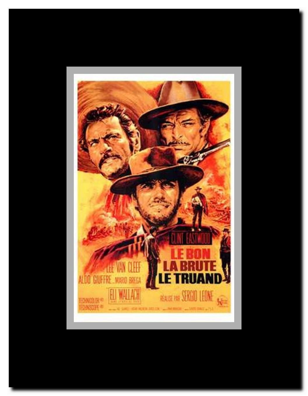 The Good the Bad and the Ugly Framed Movie Poster
