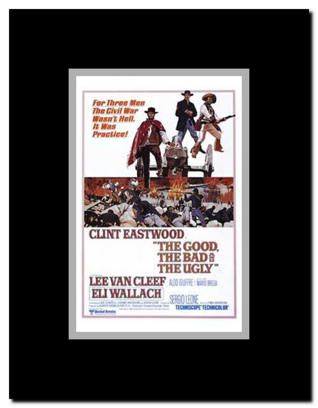 The Good the Bad and the Ugly Framed Movie Poster