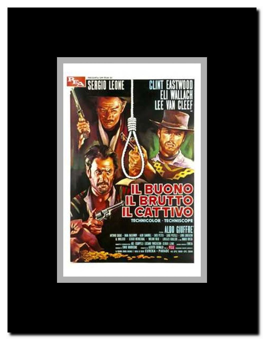 The Good the Bad and the Ugly Framed Movie Poster
