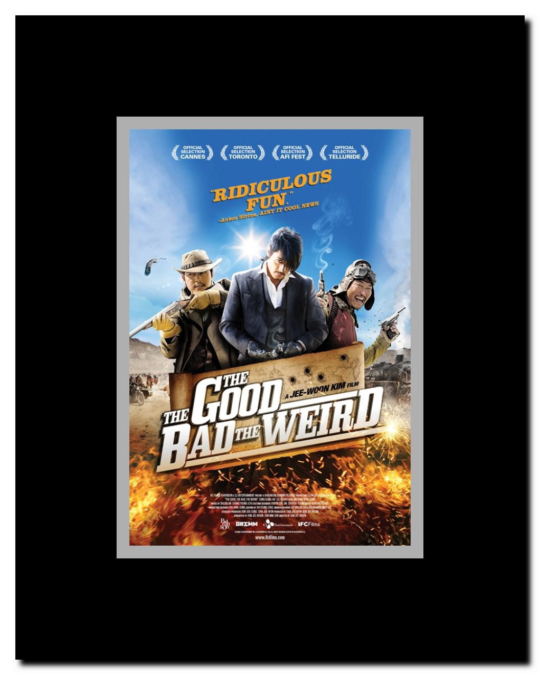 The Good the Bad the Weird Framed Movie Poster