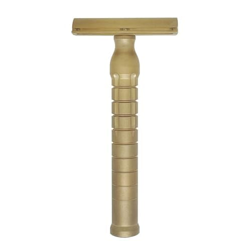 The Goodfellas' Smile Bayonetta Premium Double Edge Safety Razor, 100% Brass, Hand Crafted in Italy, Delivers an Ultra-Smooth Shave