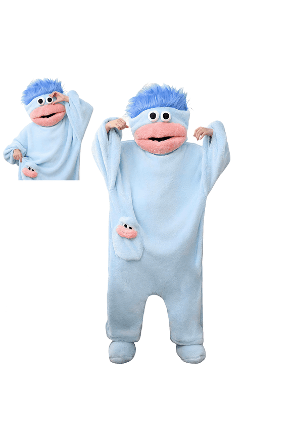 The Goofy Onesie Oversized Funny Pajama Jumpsuit, Relaxed Fit One Piece Lounge Outfit for Home, Movie Nights and Casual Relaxing