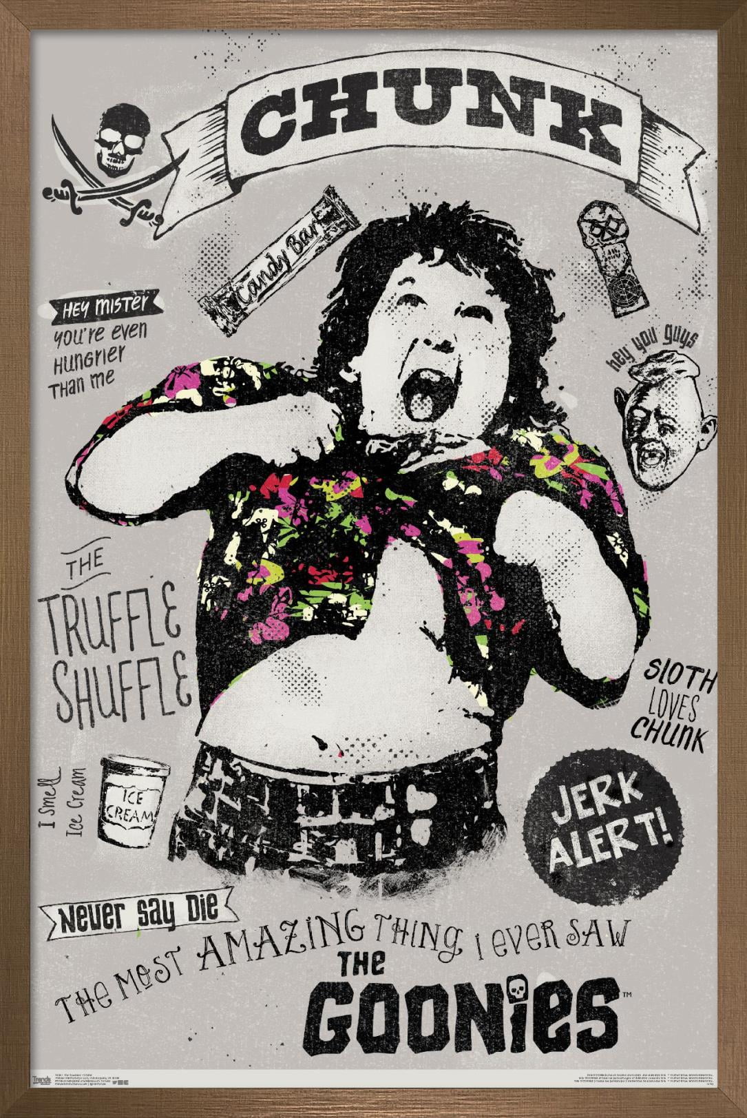 The Goonies - Chunk Wall Poster, 14.725" x 22.375", Framed