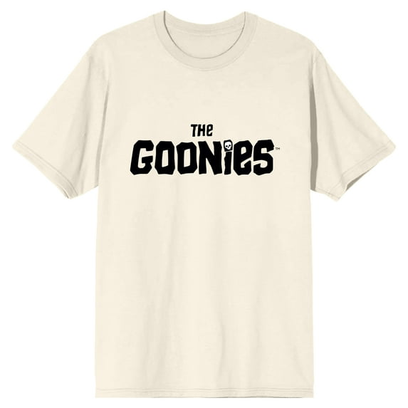 The Goonies Logo Men's Natural Ground T-shirt-Small