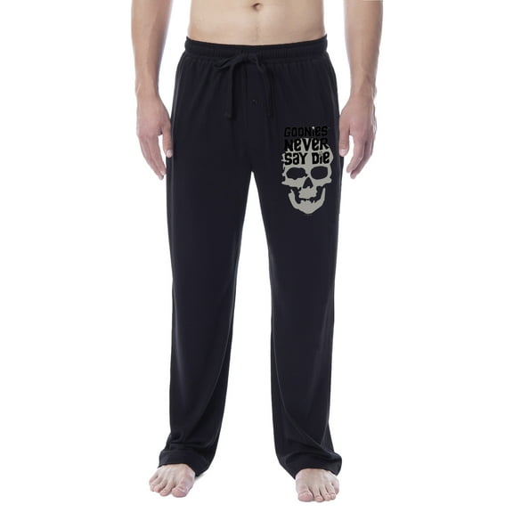 The Goonies Mens' Movie Film Never Say Die Skull Sleep Pajama Pants