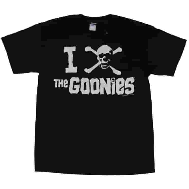 The Goonies Mens T-Shirt - I Skull and Crossbones the The Goonies Mens T-Shirt - I Skull and Crossbones the