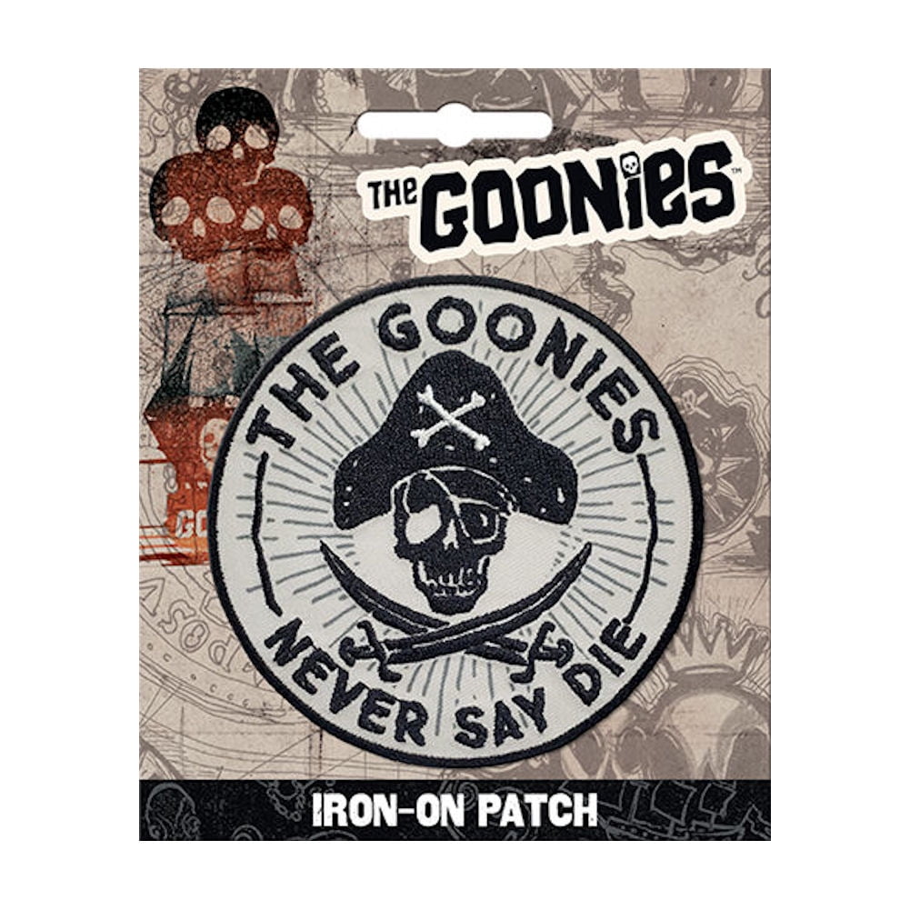 The Goonies Never Say Die Cute Patch Embroidered Fabric Applique Funny Patches Tactical Military Morale Combat Armband Badges