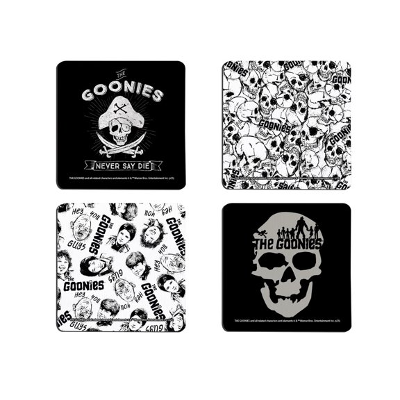 The Goonies (Never Say Die) Hardboard Coaster Set of Four
