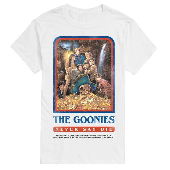 The Goonies - Never Say Die Poster - Men's Short Sleeve Graphic T-Shirt