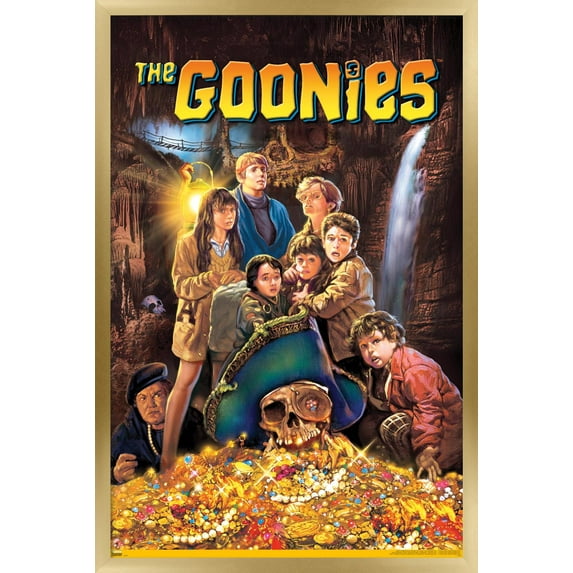 The Goonies - One Sheet Wall Poster, 14.725" x 22.375", Framed