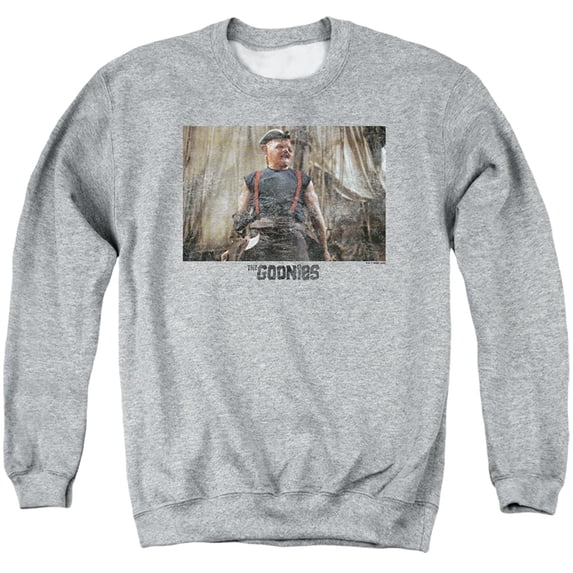 The Goonies Sloth 1 Unisex Adult Crewneck Sweatshirt,Athletic Heather, Small