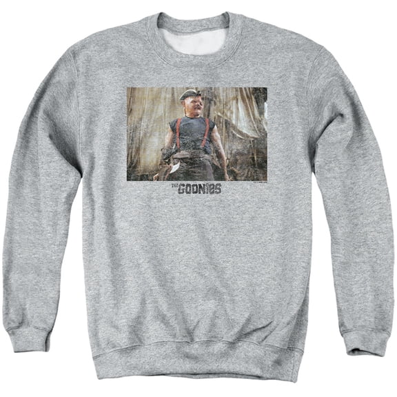 The Goonies Sloth 1 Unisex Adult Crewneck Sweatshirt,Athletic Heather, Small
