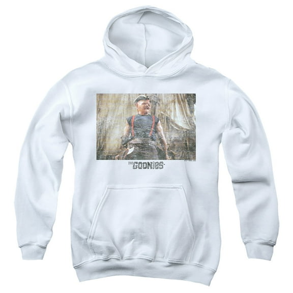 The Goonies Sloth 2 Kids Pull-Over Hoodie (Large) for Youth Boys and Girls, White