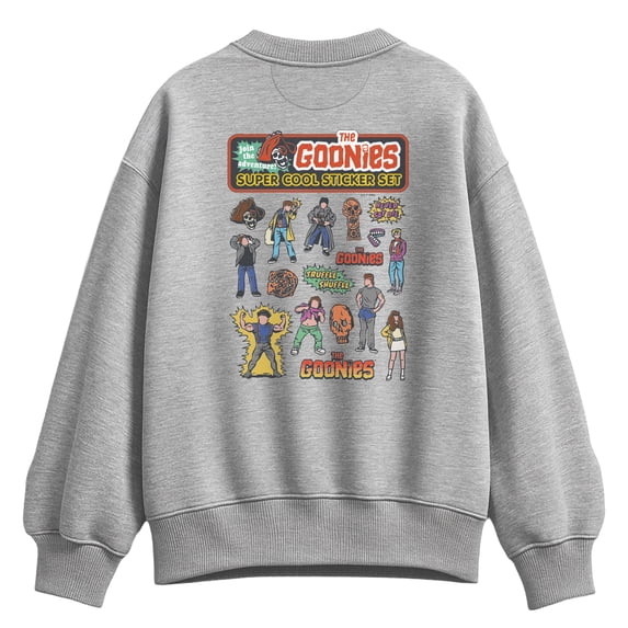 The Goonies - Sticker Pack - Women's Oversized Fleece Crew Sweatshirt