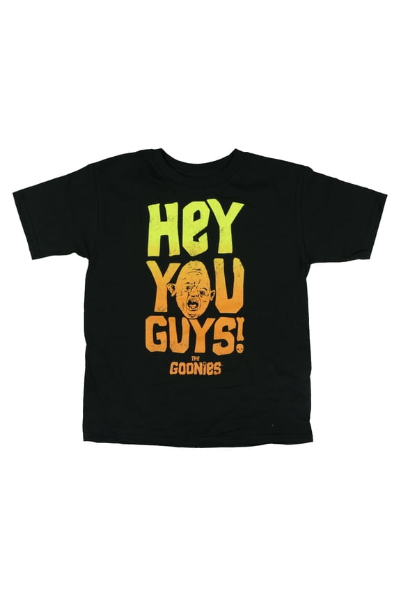 The Goonies T-Shirt Boy's Sloth Hey You Guy's Short Sleeve Graphic Tee