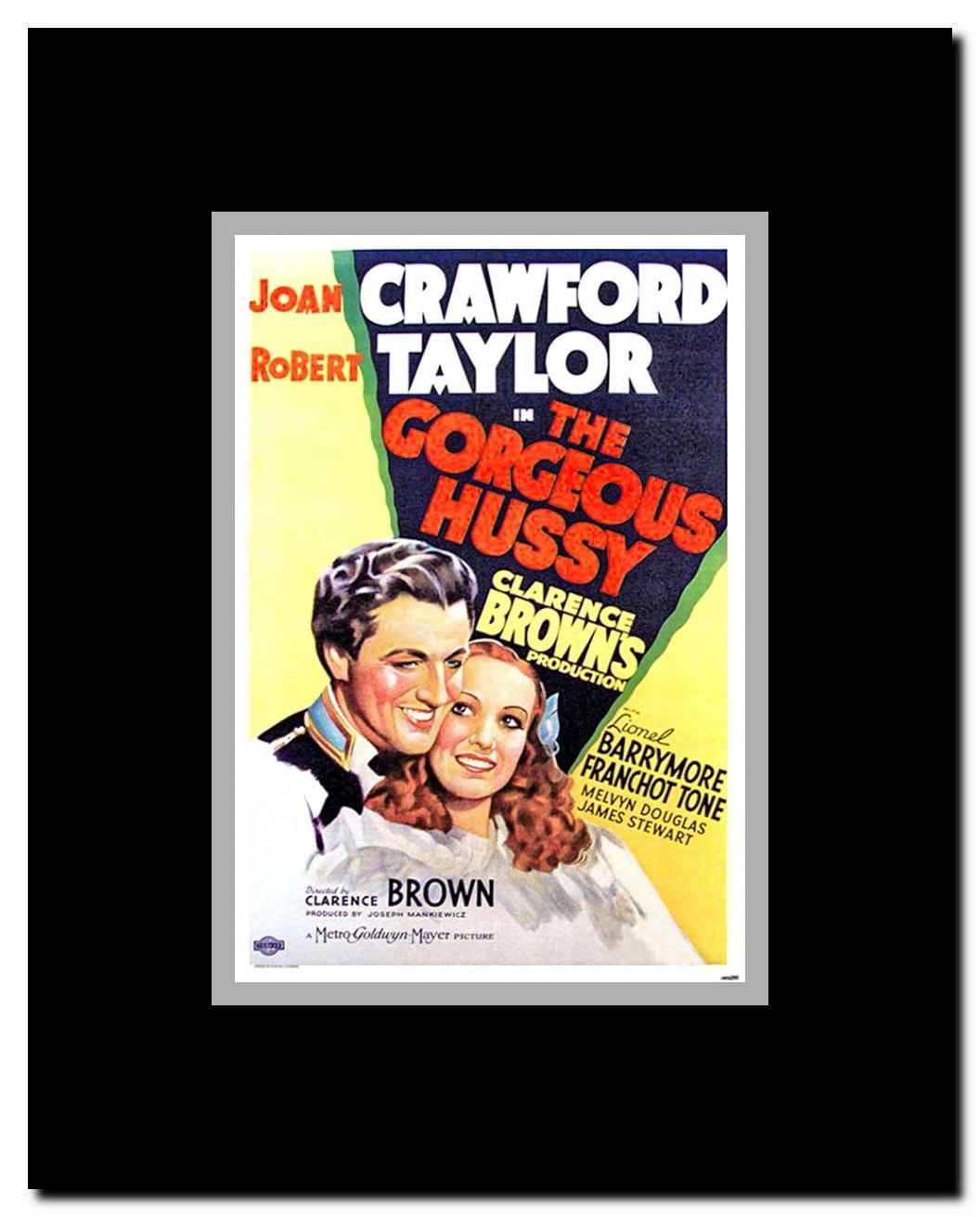 The Gorgeous Hussy Framed Movie Poster