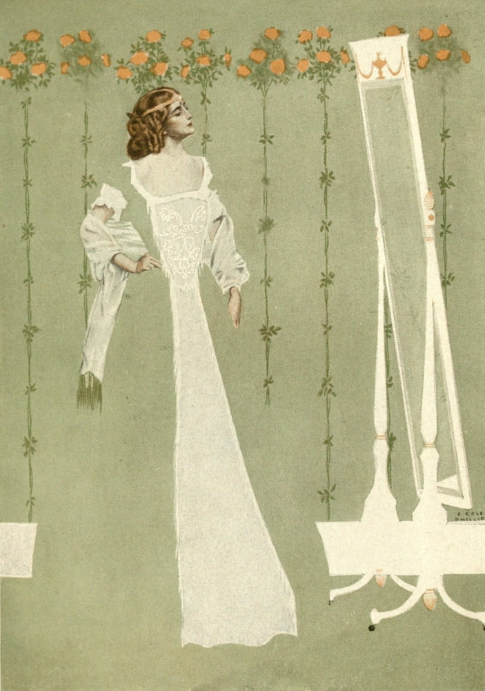 The Gorgeous Isle 1908 What a joy to see you in colour Canvas Art - Clarence Coles Phillips (18 x 24)