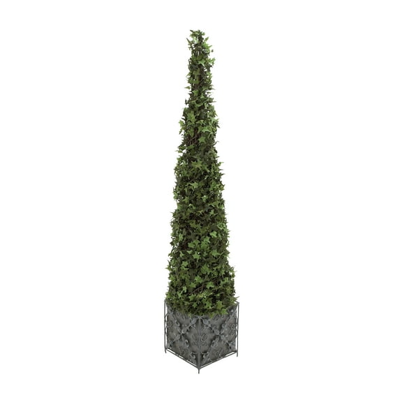 The Gorgeous Pvc Ivory Topiary Metal Plant