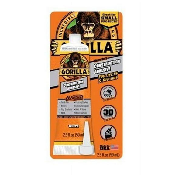 The Gorilla Glue  2.5 oz Gorilla Construction Adhesive